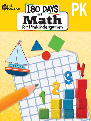 cover image of 180 Days of Math for Prekindergarten